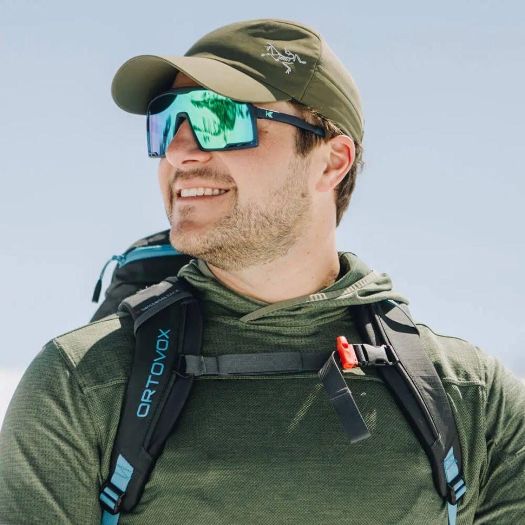 Knockaround Rubberized Navy/Mint Campeones Sunglasses